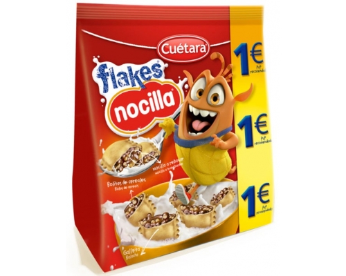 Galletas Flakes Nocilla Cuétara 130 Gr
