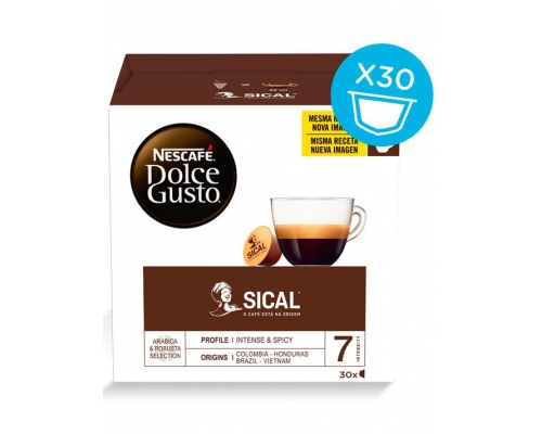 Cápsulas Café Dolce Gusto Sical Nescafé 30 Un