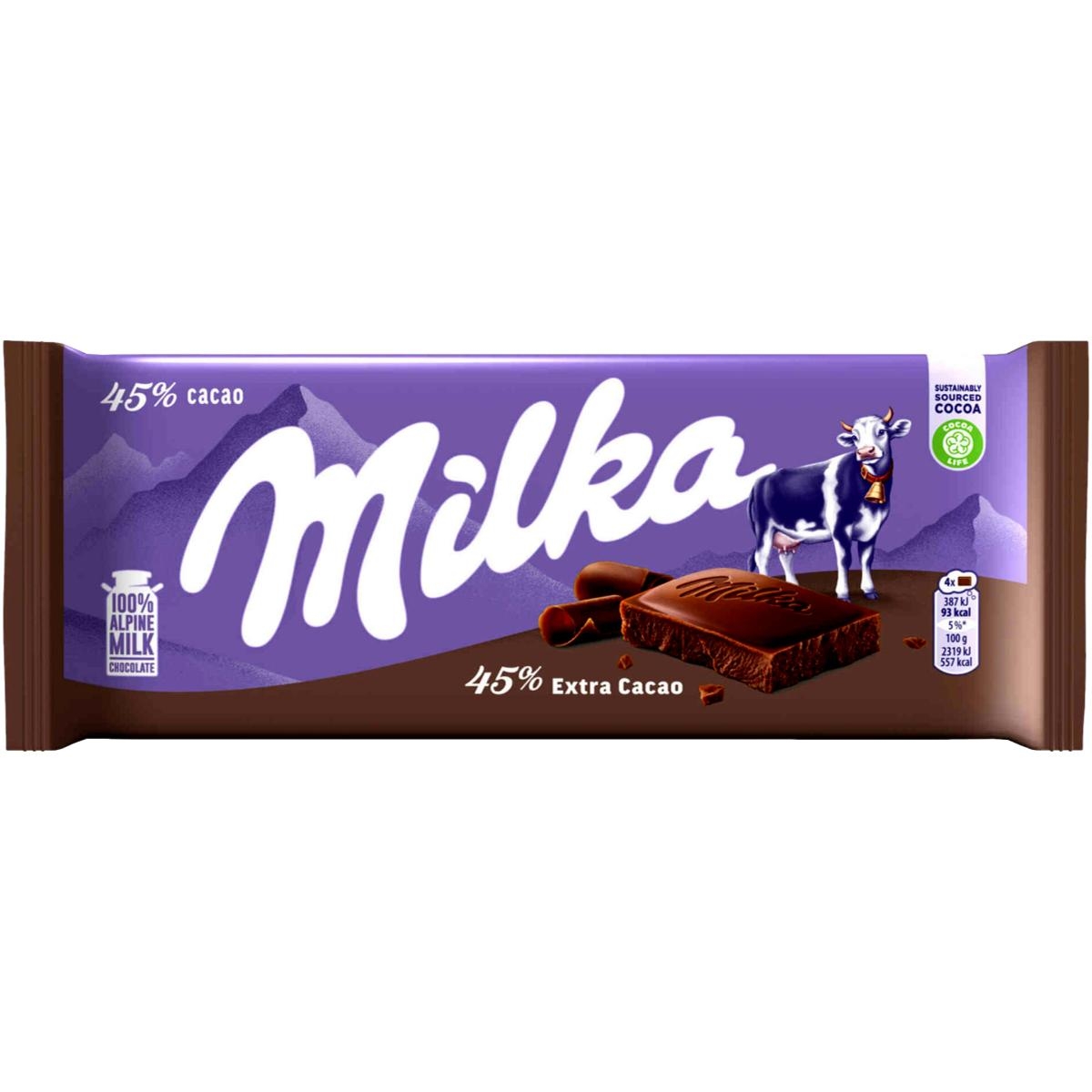 Chocolate Milka con Leche de Nata y Frambuesa 100 grs.