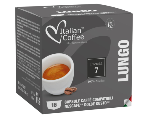 Cápsulas Café Dolce Gusto * Lungo Italian Coffee 16 Un